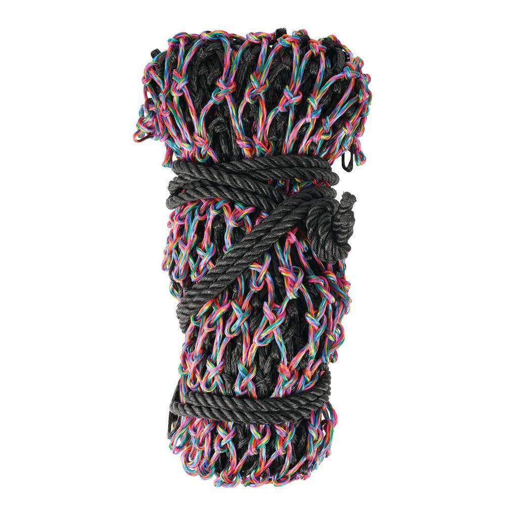 Hy Equestrian Slow Flow Ultra Haynet Rainbow/Black - N P Equestrian & Pet Supplies Ltd 