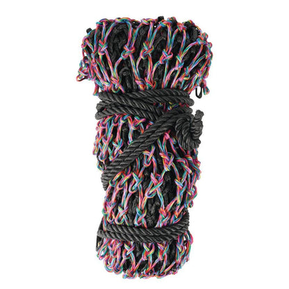 Hy Equestrian Slow Flow Ultra Haynet Rainbow/Black - N P Equestrian & Pet Supplies Ltd 