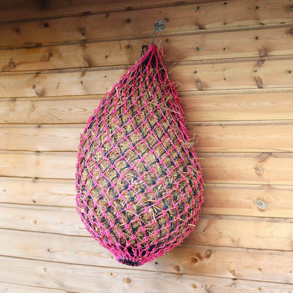 Hy Equestrian Slow Flow Ultra Haynet Pink/Navy - N P Equestrian & Pet Supplies Ltd 