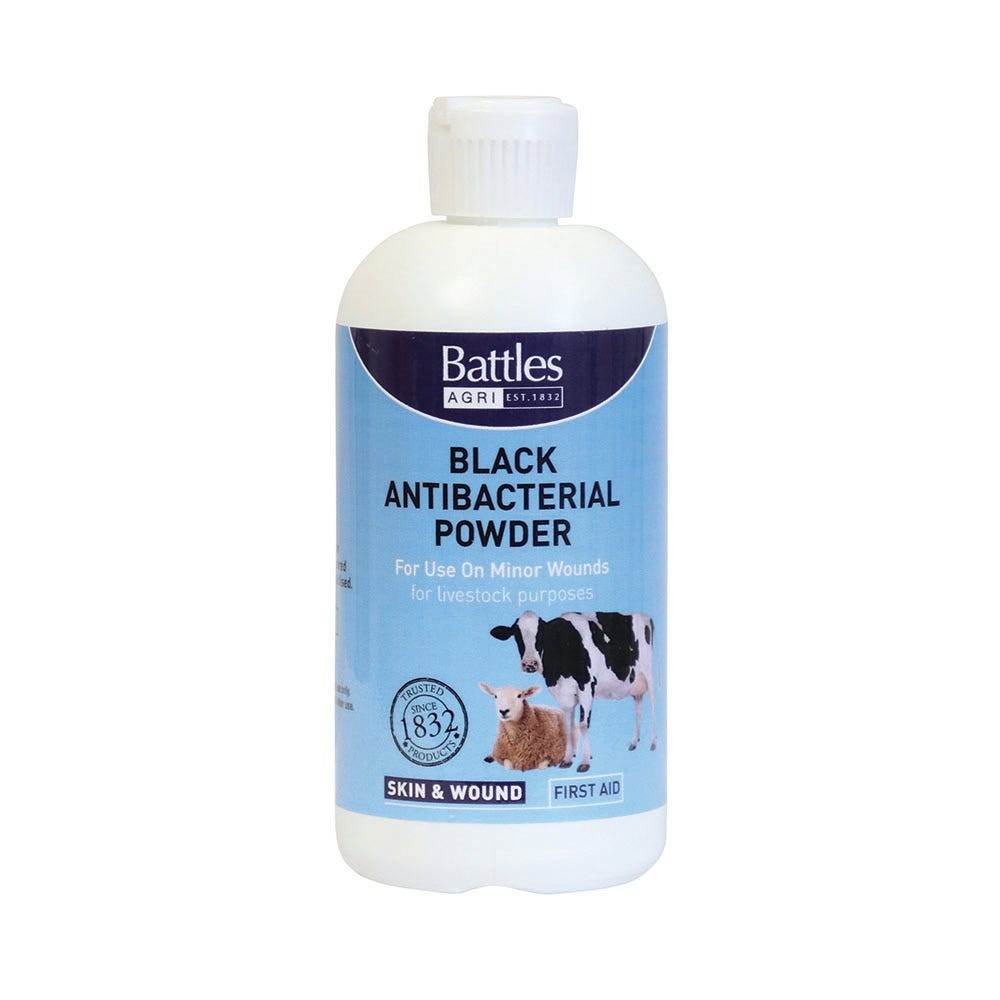 Battles Black Anti-Bacterial Powder - N P Equestrian & Pet Supplies Ltd 