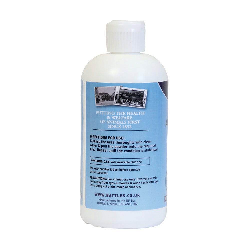 Battles Black Anti-Bacterial Powder - N P Equestrian & Pet Supplies Ltd 