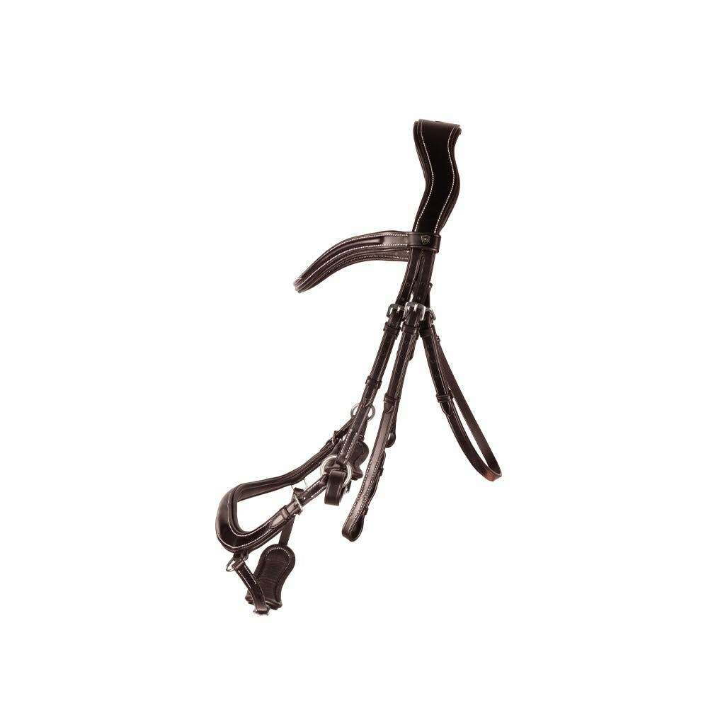 ProPresicce Pelle Drop Leather Bridle by Hy Equestrian - N P Equestrian & Pet Supplies Ltd 
