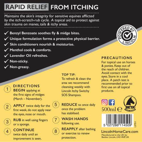 Lincoln Itchy Switchy S.O.S Skin Aid - N P Equestrian & Pet Supplies Ltd 