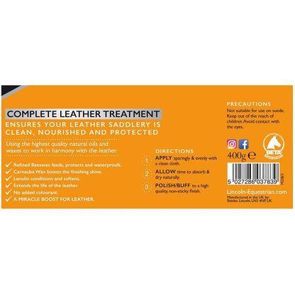 Lincoln Heritage Leather Cream - N P Equestrian & Pet Supplies Ltd 