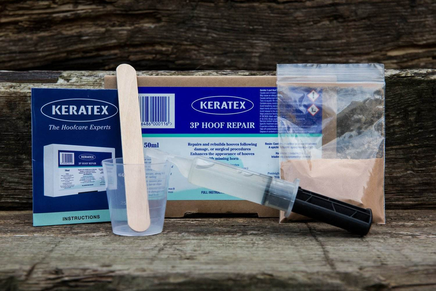Keratex 3P Hoof Repair Kit - N P Equestrian & Pet Supplies Ltd 