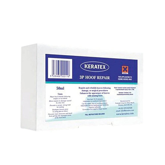 Keratex 3P Hoof Repair Kit - N P Equestrian & Pet Supplies Ltd 
