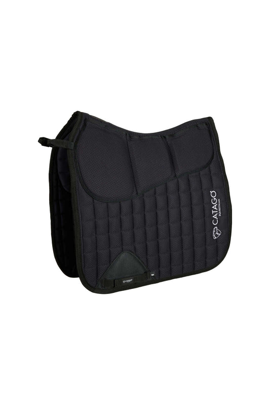 CATAGO FIR-Tech 3-Point Correction Dressage Saddle Pad - Black