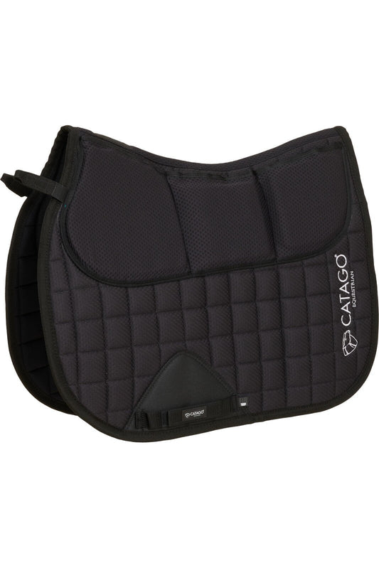 CATAGO FIR-Tech 3-Point Correction All-Purpose Saddle Pad - Black