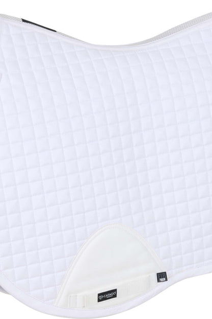 CATAGO FIR-Tech Performance Jump Saddle Pad - White