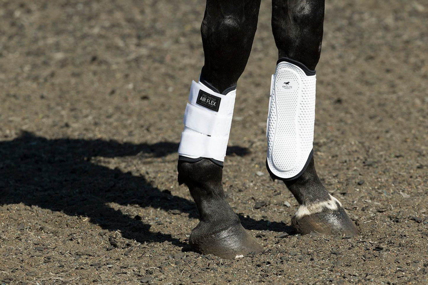 KM Elite Pro Mesh Hybrid Brushing Boots - N P Equestrian & Pet Supplies Ltd 
