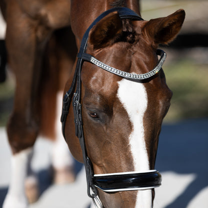 Lumiere Equestrian Adeline Snaffle Bridle With Cavesson Noseband