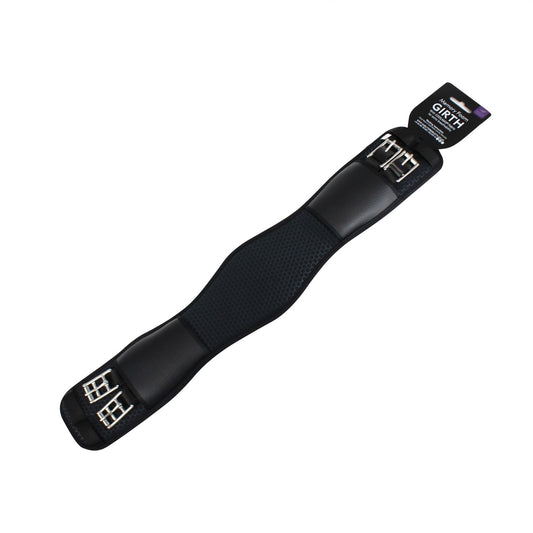 KM Elite Memory Foam Dressage Girth - Black