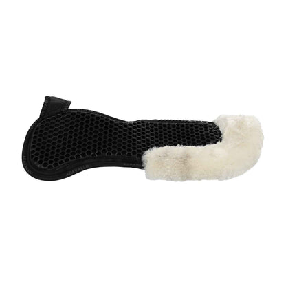 Acavallo Pad MF-S WFS Suede Rear Sheepskin Hexagonal Gel Flat - Black/Natural