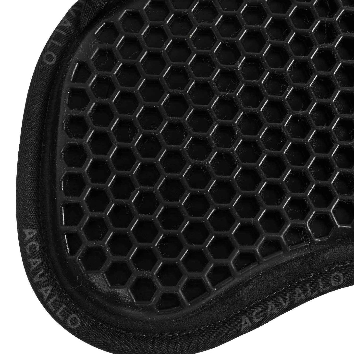 Acavallo Pad MF-S WFS Suede Rear Sheepskin Hexagonal Gel Flat - Black/Natural