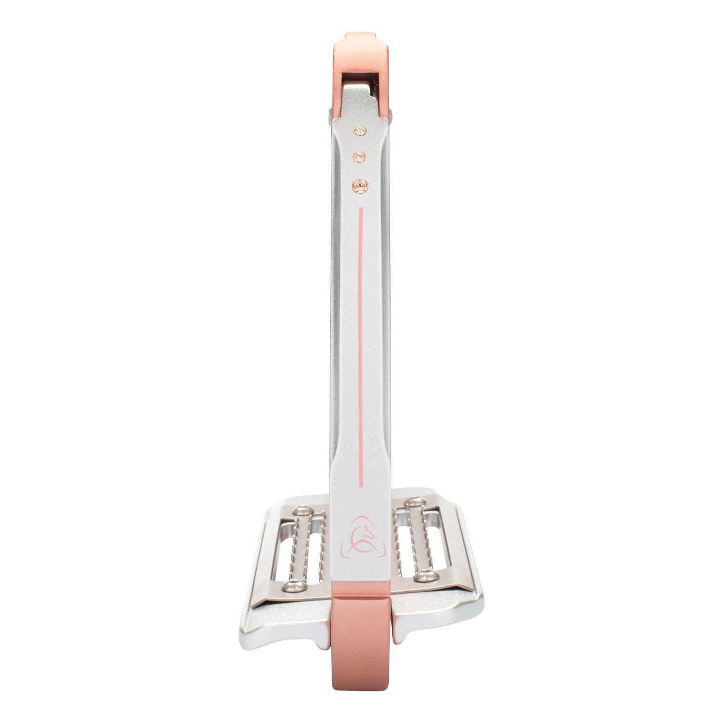 Acavallo Arena Aluplus 2.0 Stirrup Special Edition With Crystals - Antique Rose