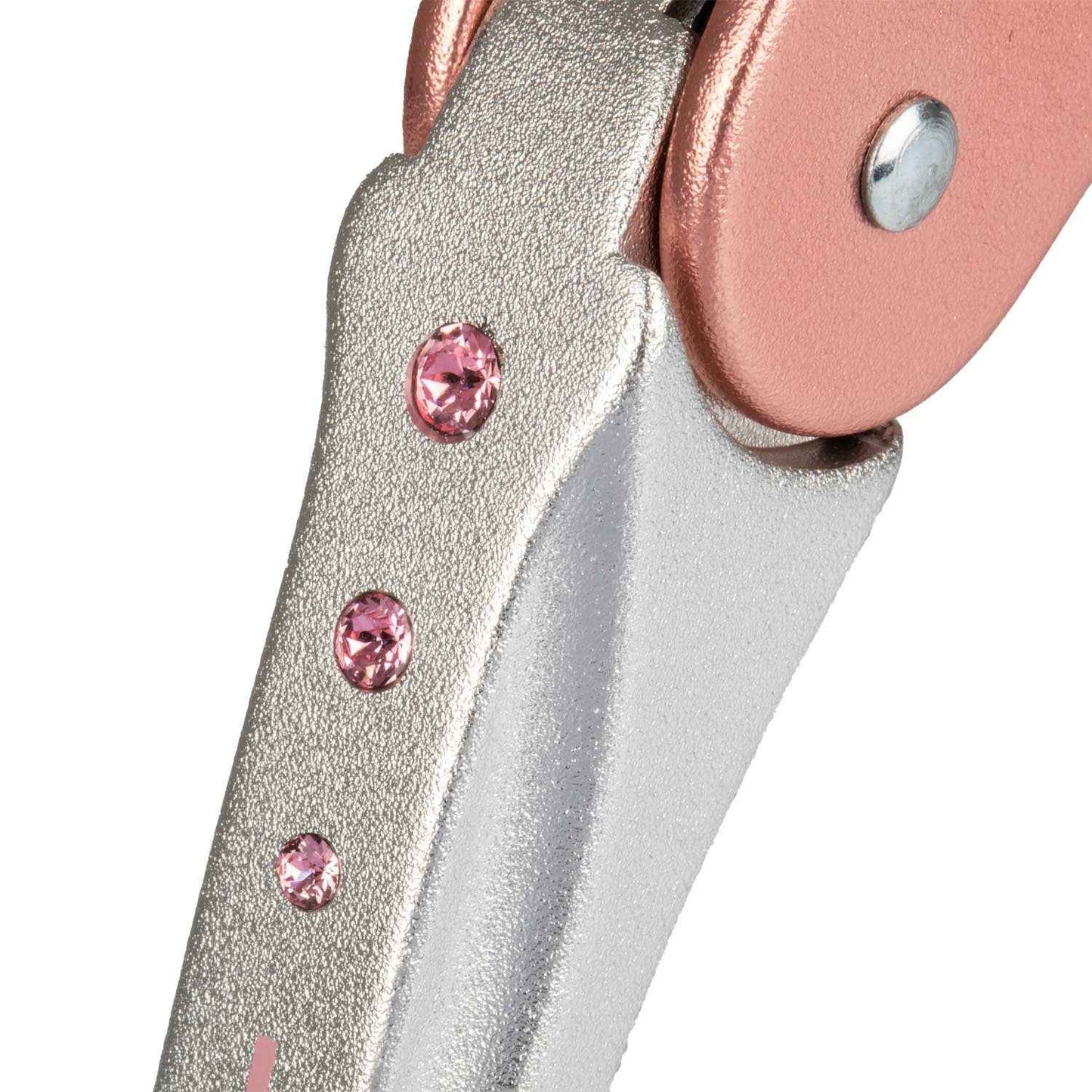 Acavallo Arena Aluplus 2.0 Stirrup Special Edition With Crystals - Antique Rose