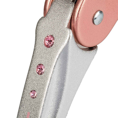 Acavallo Arena Aluplus 2.0 Stirrup Special Edition With Crystals - Antique Rose