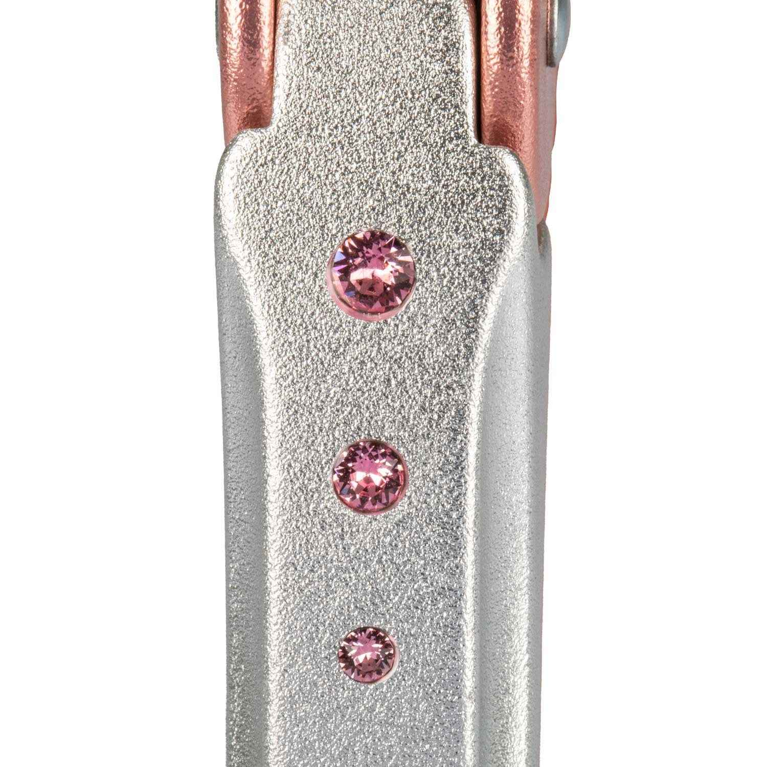 Acavallo Arena Aluplus 2.0 Stirrup Special Edition With Crystals - Antique Rose