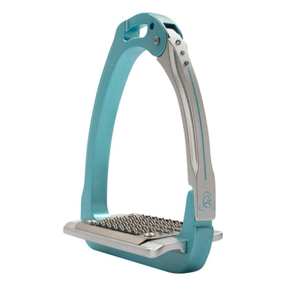 Acavallo Arena Aluplus 2.0 Stirrup Special Edition With Crystals - Sky Blue