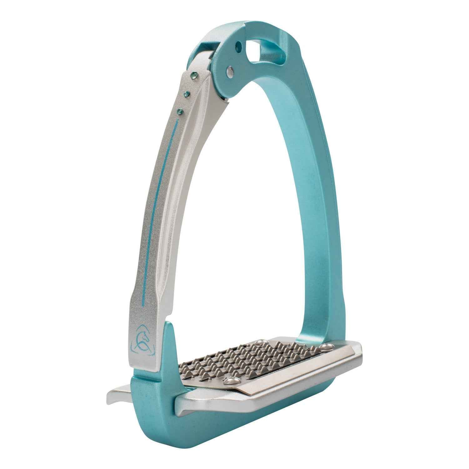 Acavallo Arena Aluplus 2.0 Stirrup Special Edition With Crystals - Sky Blue