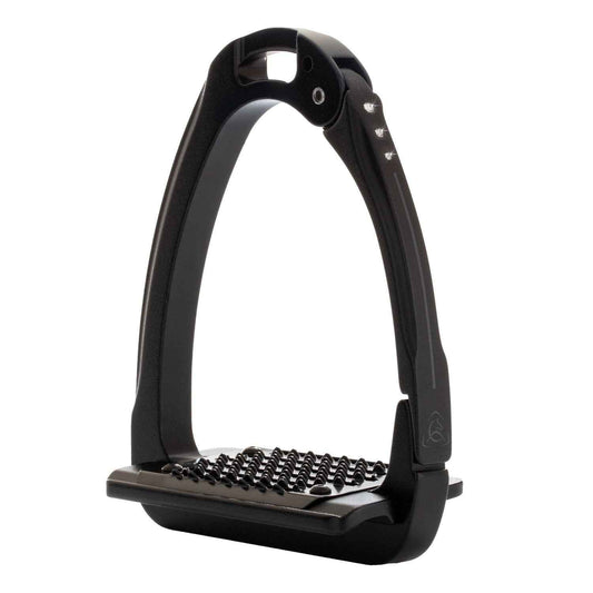 Acavallo Arena Aluplus 2.0 Stirrup Special Edition With Crystals - Total Black