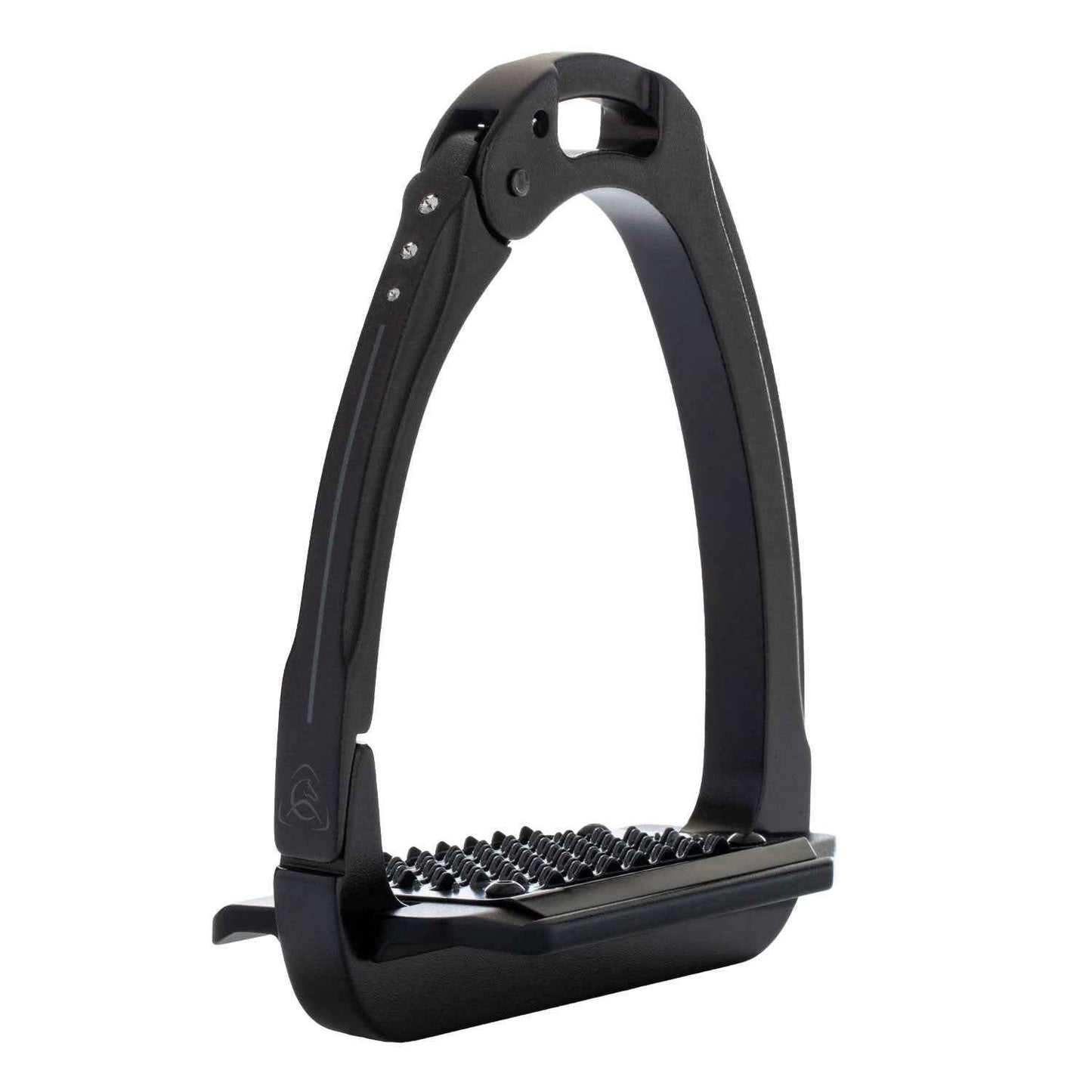 Acavallo Arena Aluplus 2.0 Stirrup Special Edition With Crystals - Total Black