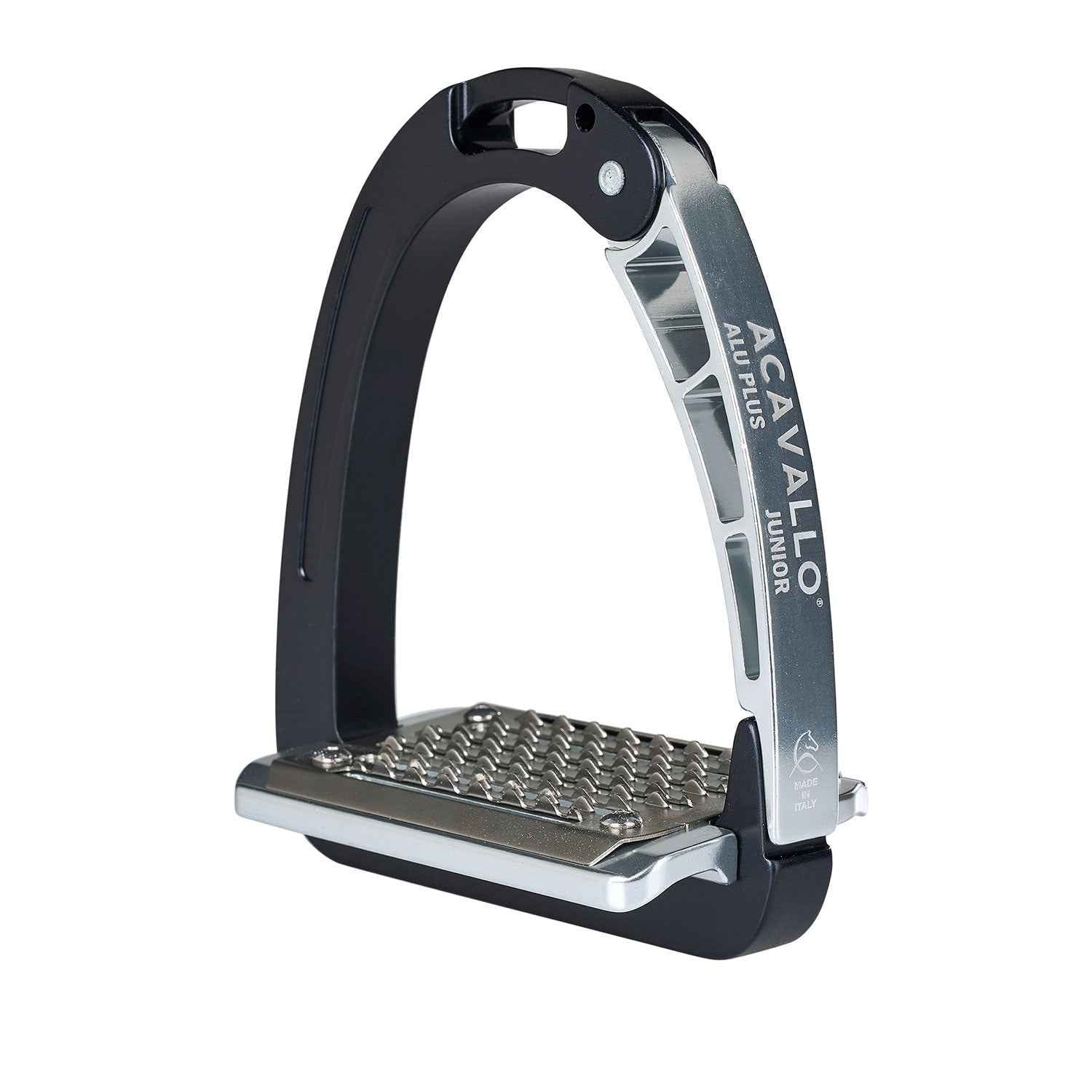 Acavallo Arena Aluplus Junior Stirrups - Black