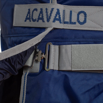 Acavallo 840D Ripstop Waterproof Turnout Rug 400g - Navy