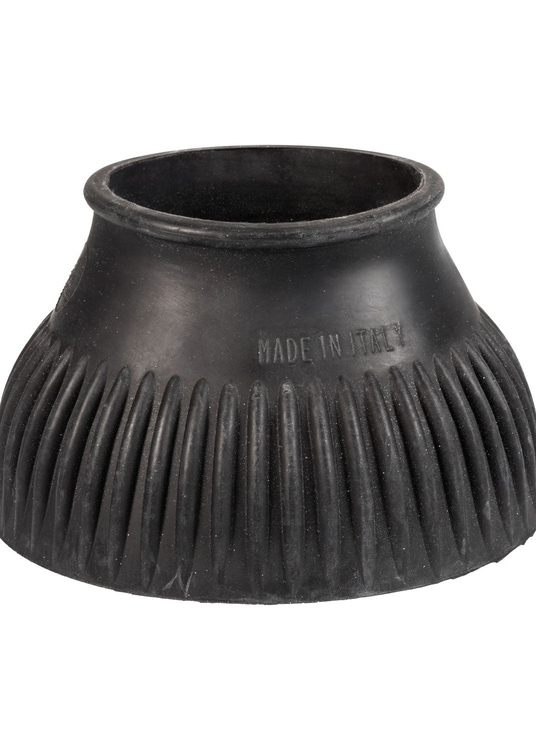 Acavallo Rubber Bell Boots With Logo (Sold In Pairs) - Black