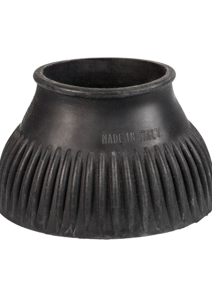 Acavallo Rubber Bell Boots With Logo (Sold In Pairs) - Black