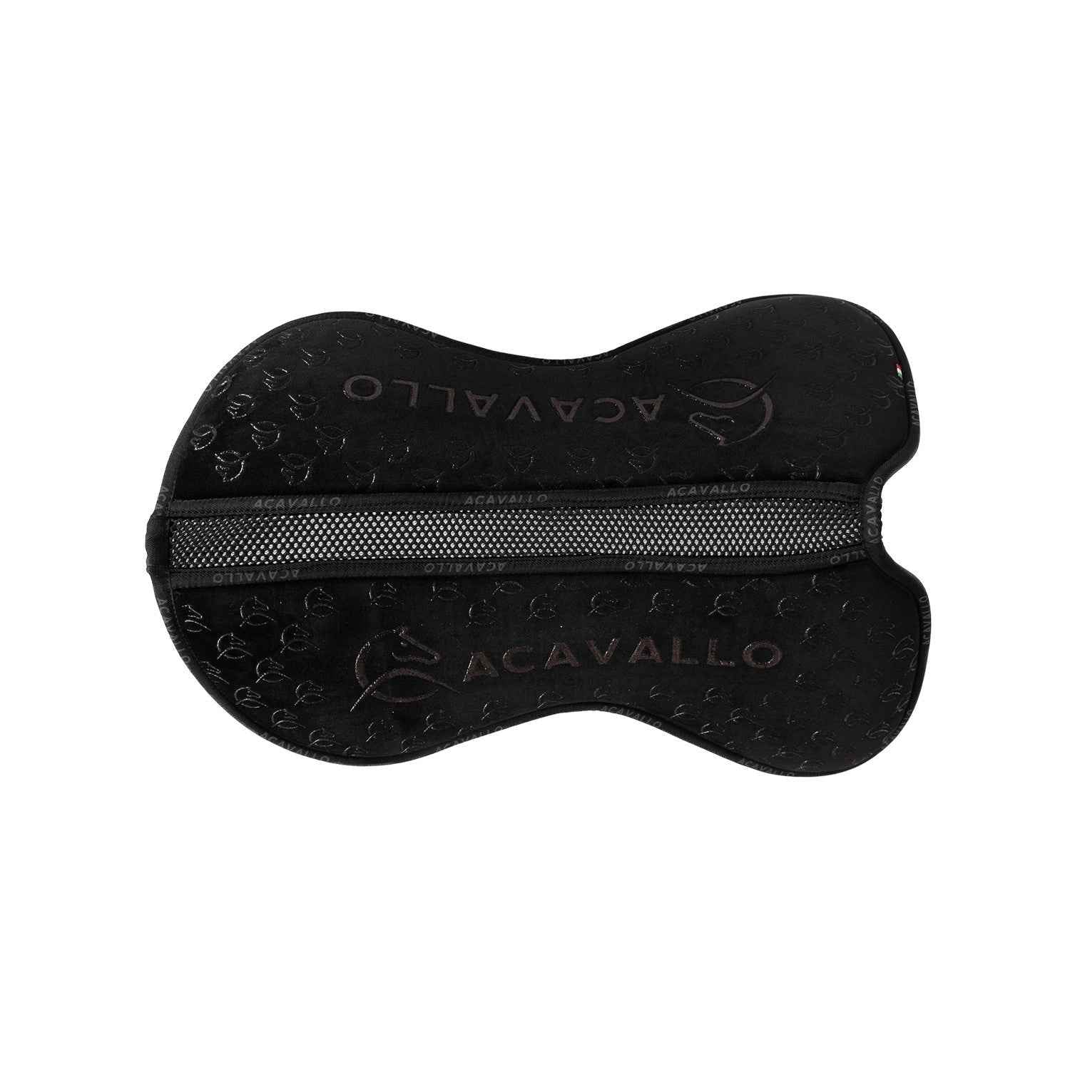 Acavallo Mf Jccs Sw-3Ds Louvre Grip Silicone Flat Compensator Short 45 x 18 cm - Black