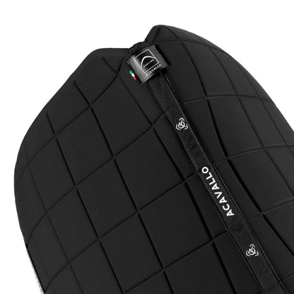 Acavallo Sublime Square Dressage Saddle Pad in Technical Fabric - Black