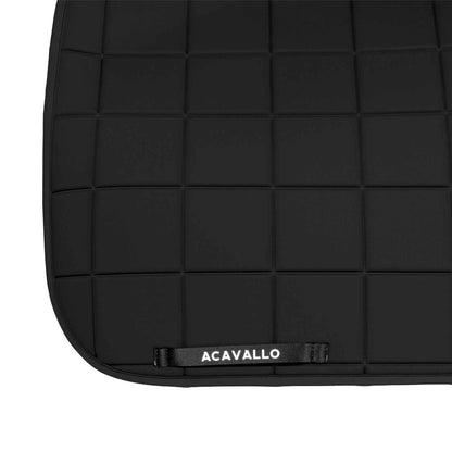Acavallo Sublime Square Dressage Saddle Pad in Technical Fabric - Black
