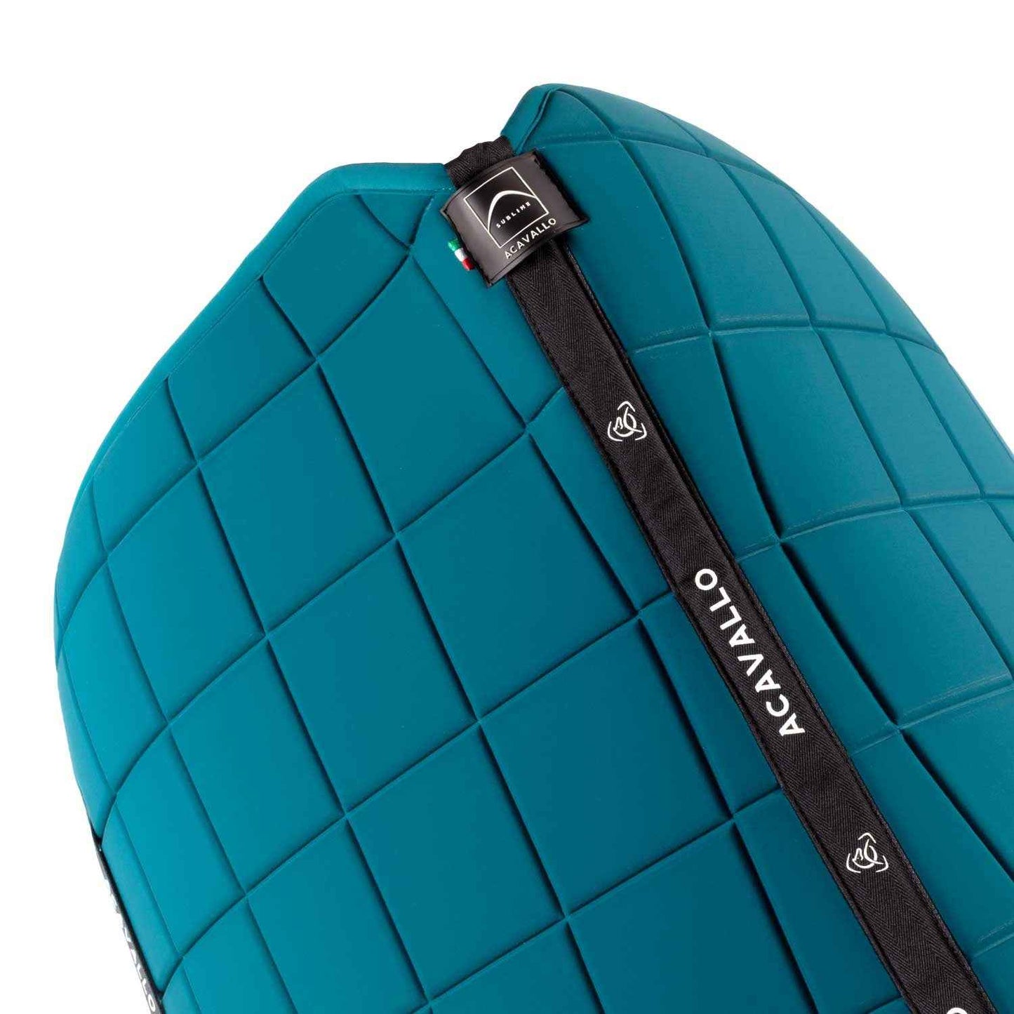 Acavallo Sublime Square Dressage Saddle Pad in Technical Fabric - Petrol