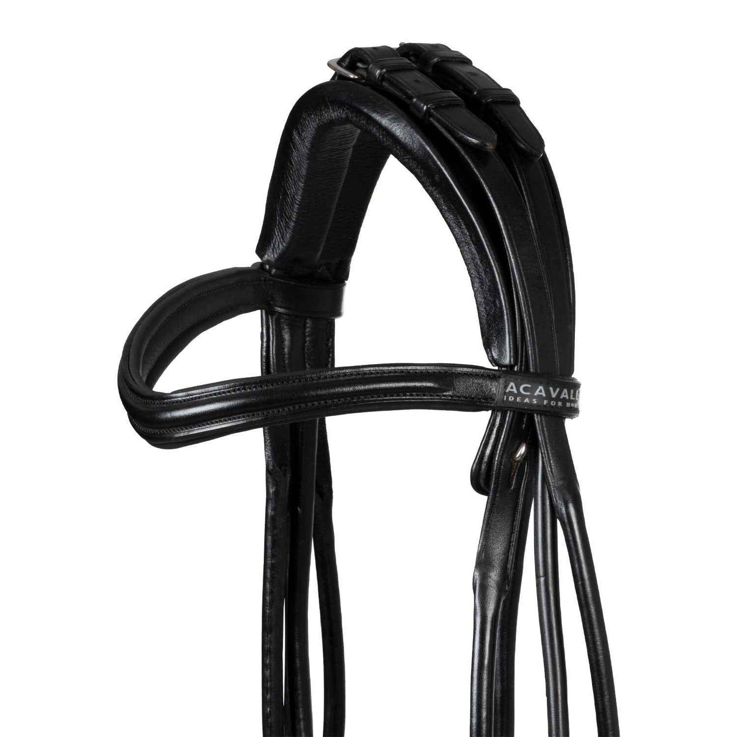 Acavallo Parnaso Double Bridle with Reins - Black