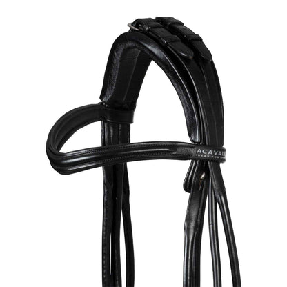 Acavallo Parnaso Double Bridle with Reins - Black