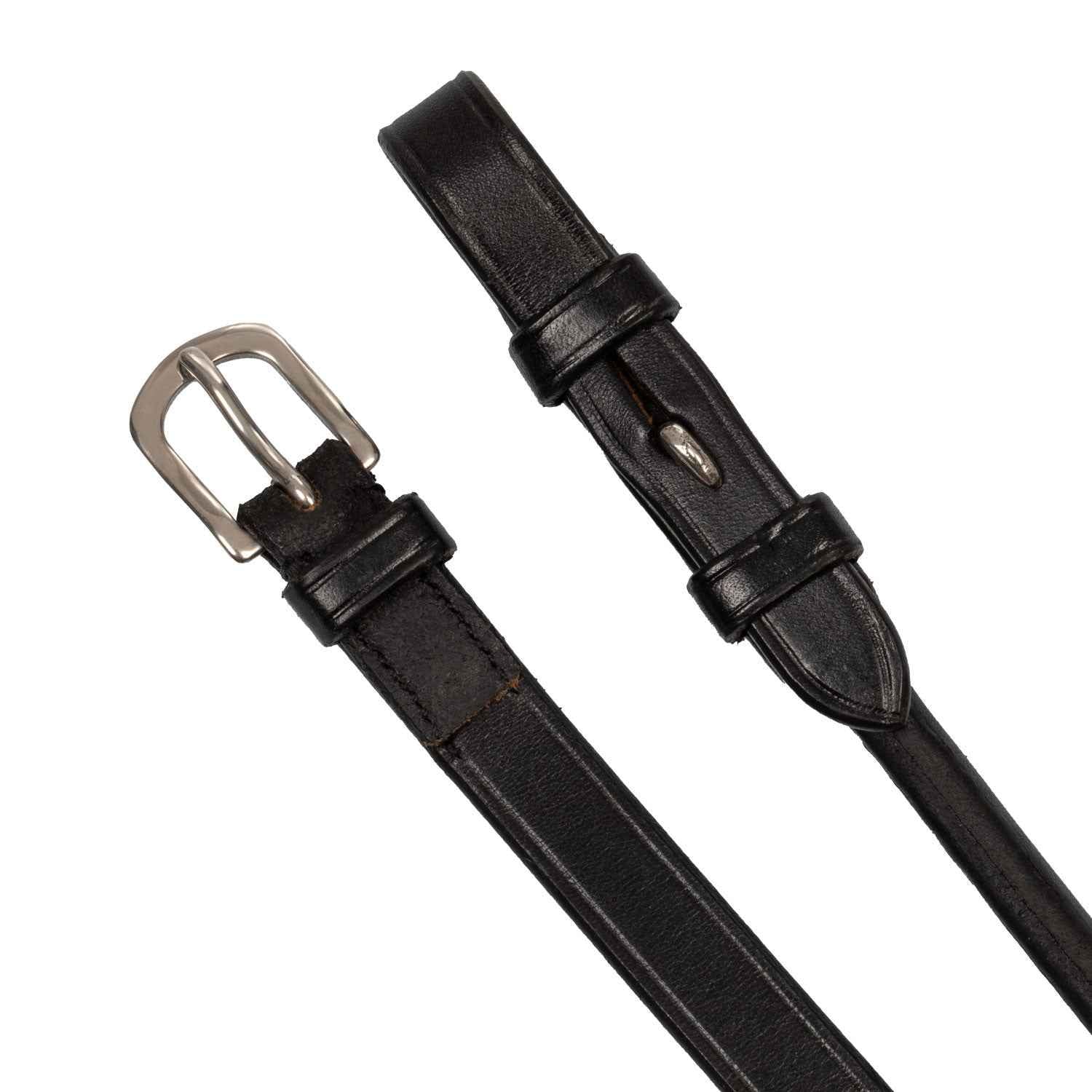 Acavallo Parnaso Double Bridle with Reins - Black/White