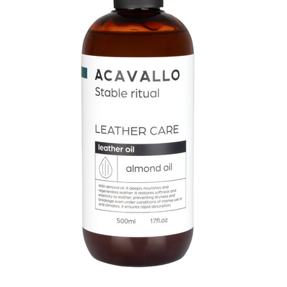 Acavallo Almond Leather Oil (Glycerin)
