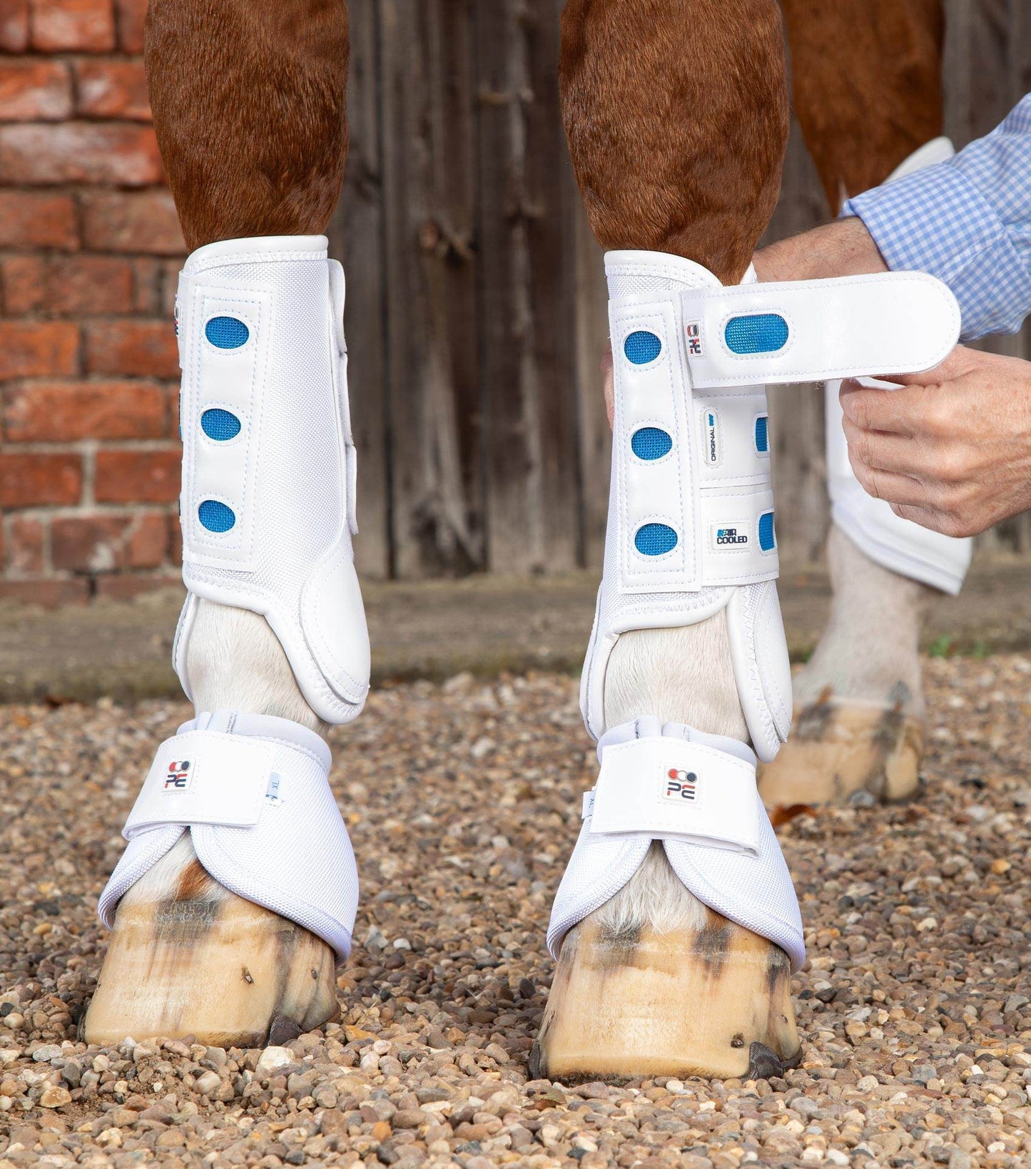 Premier Equine Air Cooled Original Eventing Boots - Front - N P Equestrian & Pet Supplies Ltd 