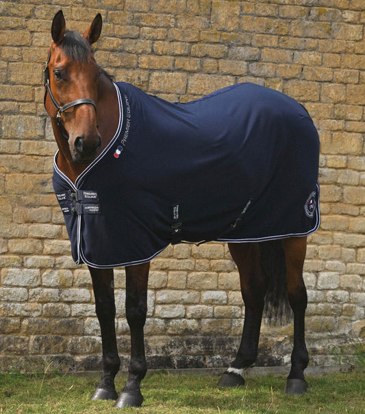 Premier Equine Airtech Horse Cooler Rug Navy - N P Equestrian & Pet Supplies Ltd 