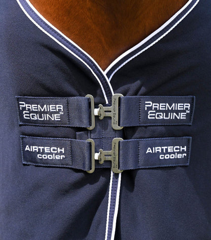 Premier Equine Airtech Horse Cooler Rug Navy - N P Equestrian & Pet Supplies Ltd 