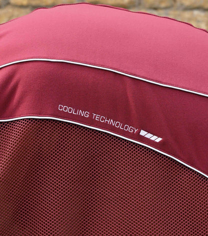 Premier Equine Airtech Mesh Horse Cooler Rug Burgundy - N P Equestrian & Pet Supplies Ltd 