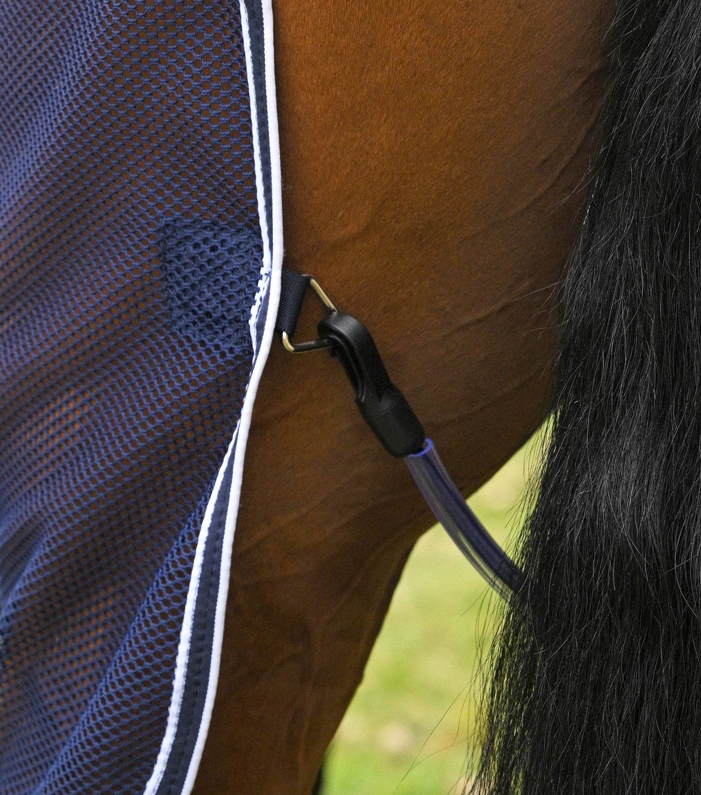 Premier Equine Airtech Mesh Horse Cooler Rug Navy - N P Equestrian & Pet Supplies Ltd 