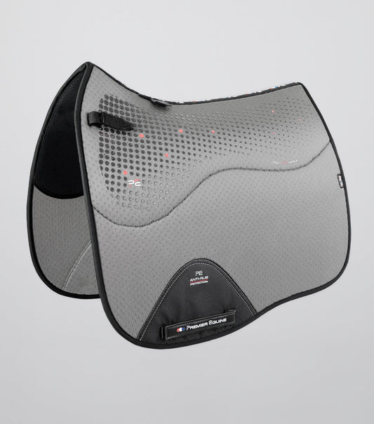 Premier Equine Close Contact Airtechnology Anti-Slip Dressage Square Grey