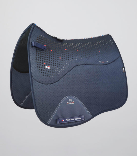 Premier Equine Close Contact Airtechnology Anti-Slip Dressage Square Navy