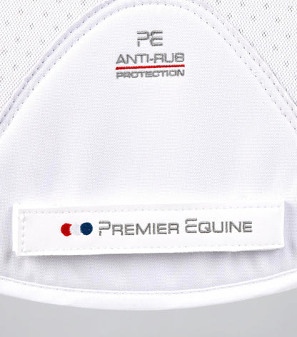 Premier Equine Close Contact Airtechnology Anti-Slip Dressage Square White