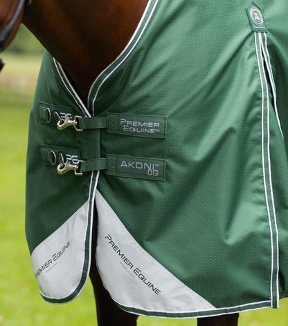 Premier Equine Akoni 0g Original Turnout Rug - Green