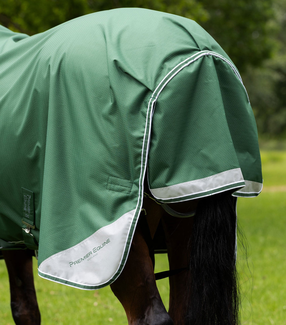 Premier Equine Akoni 0g Original Turnout Rug - Green
