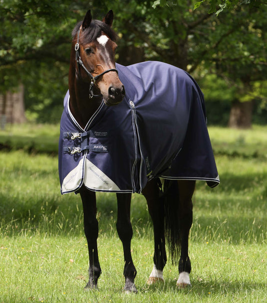 Premier Equine Akoni 0g Original Turnout Rug - Navy