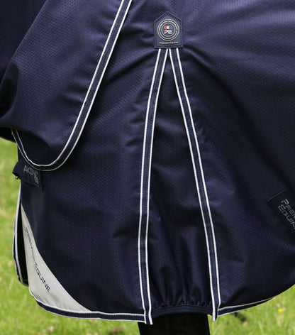 Premier Equine Akoni 0g Turnout Rug with Classic Neck Cover - Navy